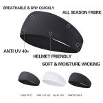 3 Pack Stretchy Workout Headbands for All Sports