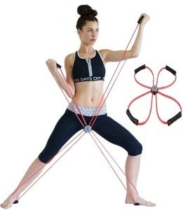 SISYAMA Core Pilates Reformer Resistance Bands Set