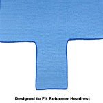 Non-Slip Blue Pilates Reformer Mat Towel