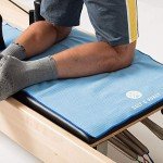 Non-Slip Blue Pilates Reformer Mat Towel
