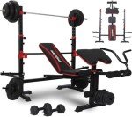 Olympic Weight Bench Set with Leg Extension/Curl