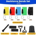 Versatile Resistance Bands Set for Home Workouts