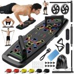 Versatile Push Up Board with Accessories for Home Workouts