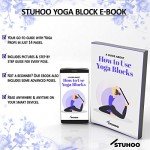 Yoga Block Set with Strap and E-book