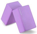 Extra Thick Anti-Tear Yoga Mat with Blocks, Purple
