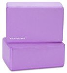 Extra Thick Anti-Tear Yoga Mat with Blocks, Purple