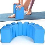 10-Pack High Density EVA Foam Yoga Blocks