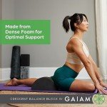 Gaiam Crescent Yoga Balance Block - Enhance Flexibility