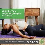 Gaiam Crescent Yoga Balance Block - Enhance Flexibility
