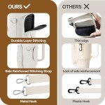 Insulated Water Bottle Carrier with Phone Pocket