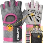 WULIVA Fitness Gloves with Padded Design & Strap