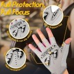 WULIVA Fitness Gloves with Padded Design & Strap