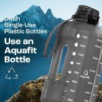 AQUAFIT 1 Gallon Water Bottle with Straw