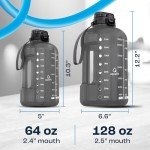 AQUAFIT 1 Gallon Water Bottle with Straw