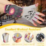 WULIVA Fitness Gloves with Padded Design & Strap