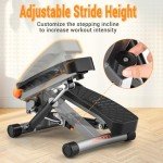 Mini Stair Stepper with Resistance Bands for Home Fitness