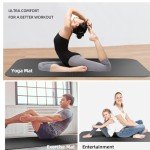 Extra Large 96" x 30" Yoga Mat for Home Fitness