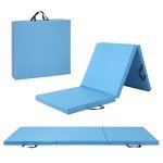 Folding Anti-Tear Fitness Balance Mat - Blue