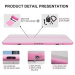 Inflatable Gymnastics Air Tumbling Mat - Multiple Sizes