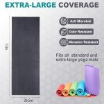 Premium Large Hot Yoga Mat Towel - 72"x26.5