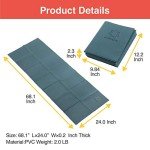 Primasole Folding Travel Yoga Mat - Jungle Green