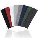 8-Pack Non-Slip Sport Headbands for Men