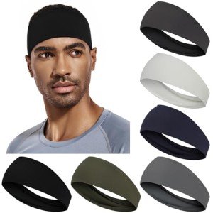 Multicolor Stretchy Headbands for Sports and Workouts