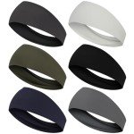 Multicolor Stretchy Headbands for Sports and Workouts