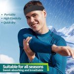 8-Pack Non-Slip Sport Headbands for Men