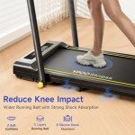 YPOO 2-in-1 Folding Treadmill with Remote Control