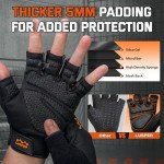 Lusper Full Palm Protection Workout Gloves