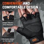 Lusper Full Palm Protection Workout Gloves
