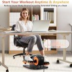 Adjustable Under Desk Elliptical Machine for Seniors