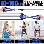 WALITO Resistance Bands Set for Home Workouts