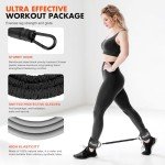 Ankle Resistance Bands for Leg and Glutes Workouts