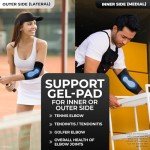Elite Elbow Compression Sleeve with Gel Pad