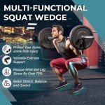 2 Pack Supportive Squat Wedge Blocks for Fitness