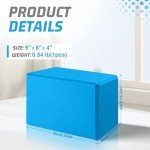 Biguphate Non-Slip Yoga Blocks for Stability, Blue