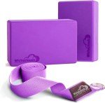 Yoga Blocks Set of 2 - Non-Slip Foam
