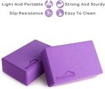 Yoga Blocks Set of 2 - Non-Slip Foam