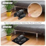 Anti-Slip Mat for Elliptical Machines, 23.54x21.57 Inches