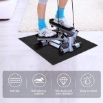 Anti-Slip Mat for Elliptical Machines, 23.54x21.57 Inches