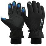 Men's Waterproof Thermal Ski Gloves - Touchscreen