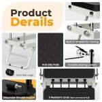 Pro 75" Foldable Pilates Reformer for Home Fitness