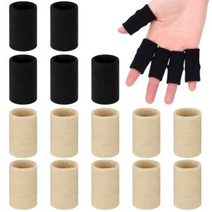 20-Pack Sport Finger Sleeves for Injury Protection