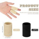 20-Pack Sport Finger Sleeves for Injury Protection