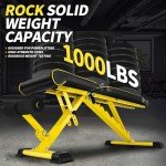 Adjustable Weight Bench for Home Gym Workouts