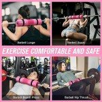 7-Piece Barbell Pad Set with Resistance Bands