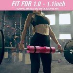 7-Piece Barbell Pad Set with Resistance Bands