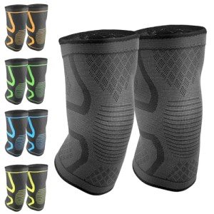 Compression Knee Braces 2-Pack for Sports Support